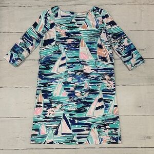 Lilly Pulitzer Sophie girls dress size 12-14 XL 3/4 sleeves